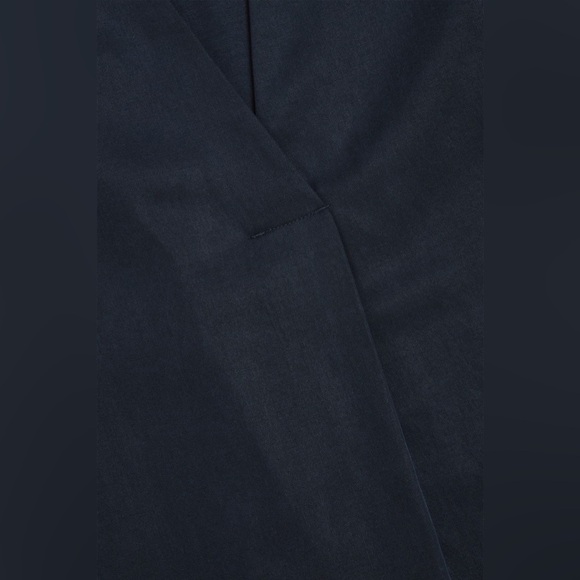 COS Black V-Neck Shirt Tunic Tencel Minimalist Dress with Pockets - Picture 7 of 16